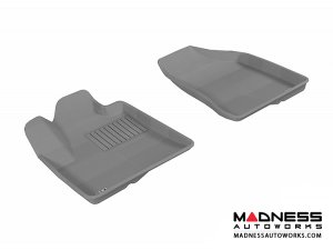 Hyundai Santa Fe Floor Mats (Set of 2) - Front - Gray by 3D MAXpider Hyundai Santa Fe Floor Mats (Set of 2) - Front - Gray by 3D MAXpider
